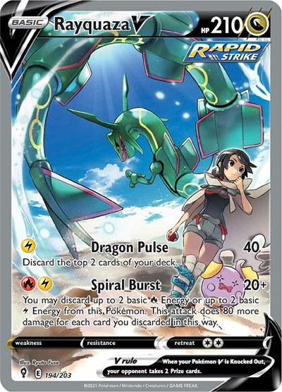 Rayquaza V #194 Evolving Skies