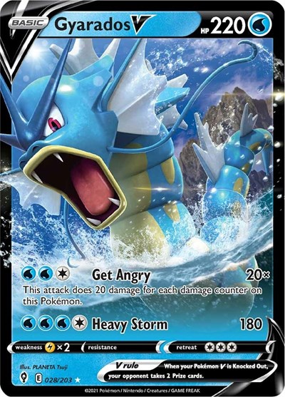 Gyarados V #28 Evolving Skies