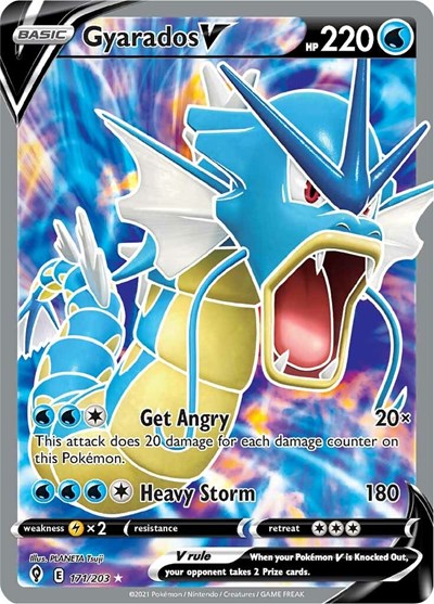 Gyarados V #171 Evolving Skies