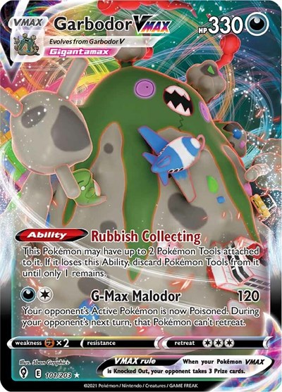 Garbodor VMAX #101 Evolving Skies