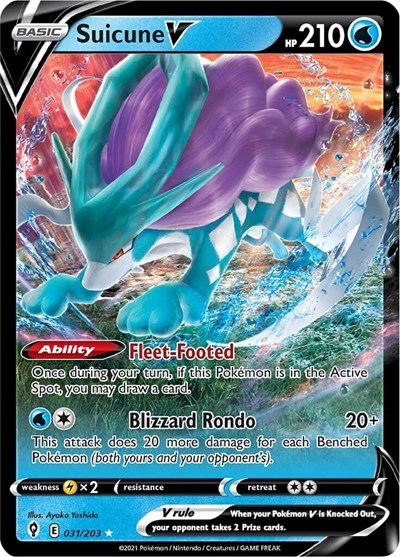Suicune V #31 Evolving Skies