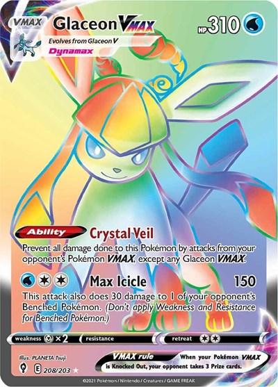 Glaceon VMAX #208 Evolving Skies