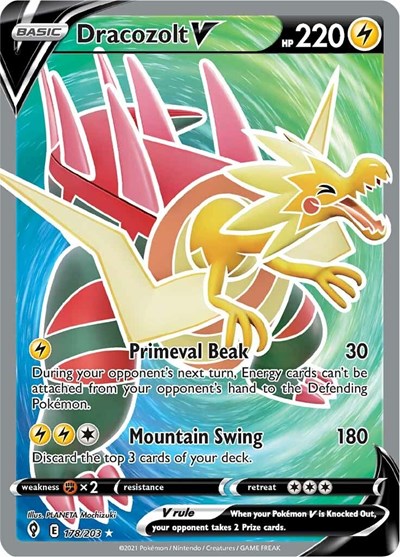 Dracozolt V #178 Evolving Skies