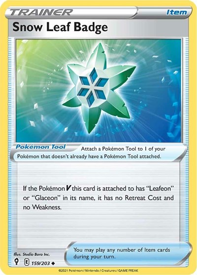 Snow Leaf Badge #159 Evolving Skies