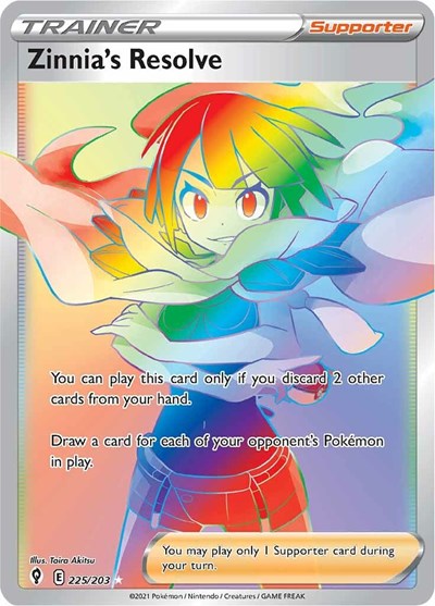 Zinnia's Resolve #225 Evolving Skies