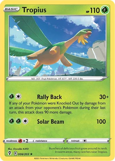 Tropius #6 Evolving Skies