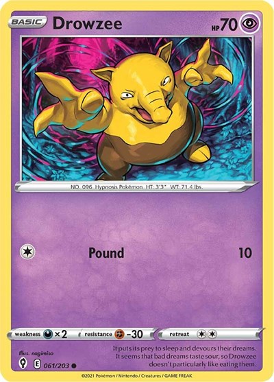 Drowzee #61 Evolving Skies