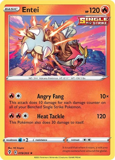 Entei #19 Evolving Skies