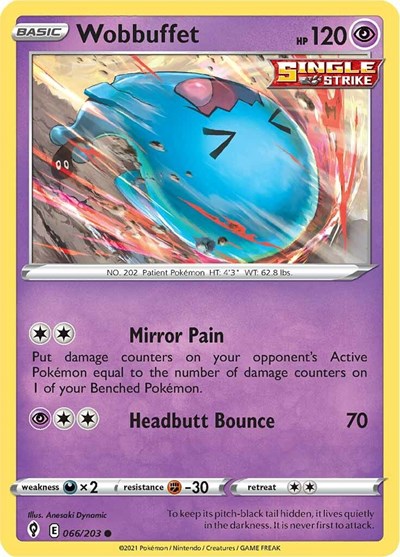 Wobbuffet #66 Evolving Skies
