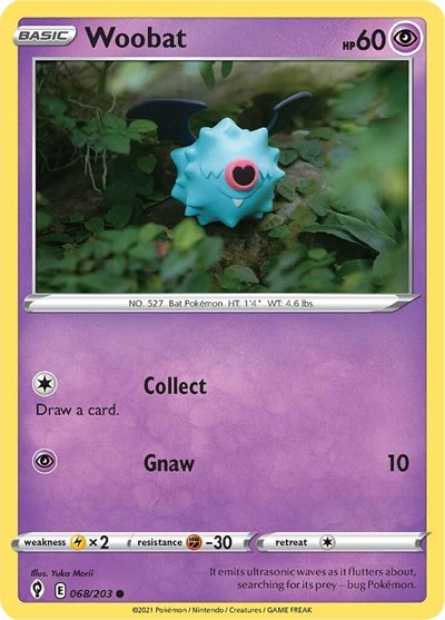Woobat #68 Evolving Skies