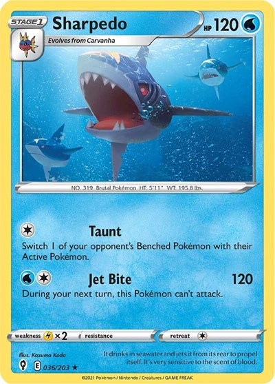 Sharpedo #36 Evolving Skies