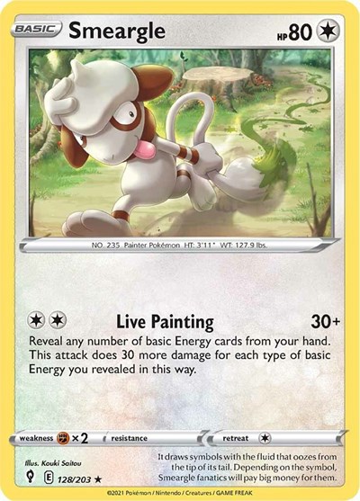 Smeargle #128 Evolving Skies