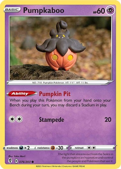 Pumpkaboo #76 Evolving Skies