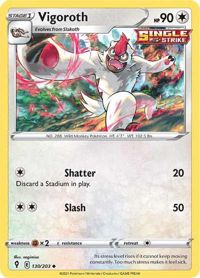 Vigoroth #130 Evolving Skies