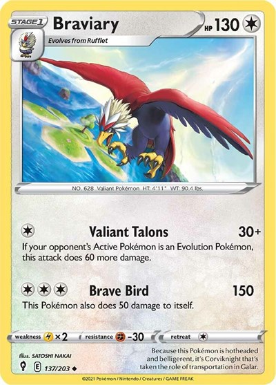 Braviary #137 Evolving Skies