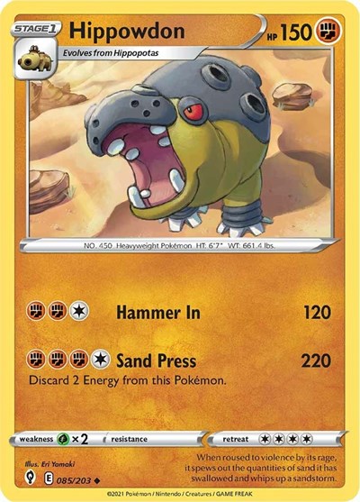Hippowdon #85 Evolving Skies