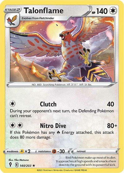 Talonflame #140 Evolving Skies