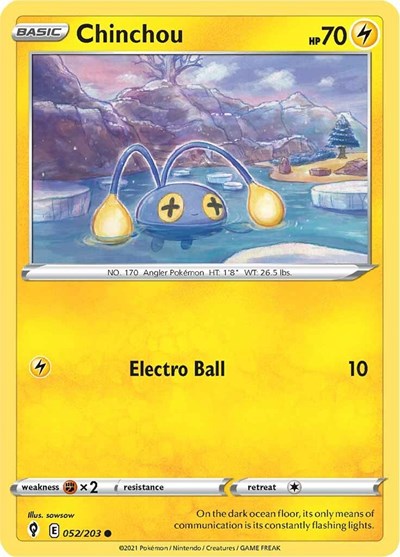 Chinchou #52 Evolving Skies