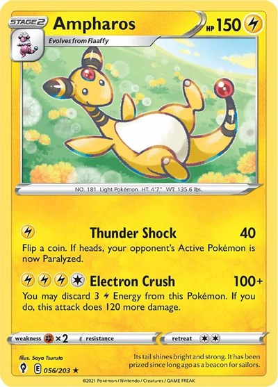 Ampharos #56 Evolving Skies