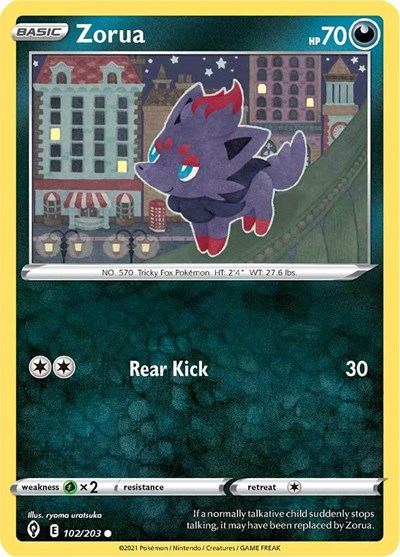 Zorua #102 Evolving Skies