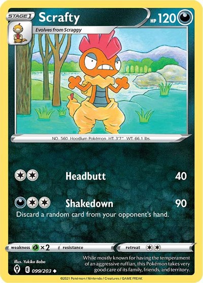 Scrafty #99 Evolving Skies