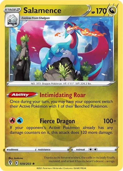 Salamence #109 Evolving Skies