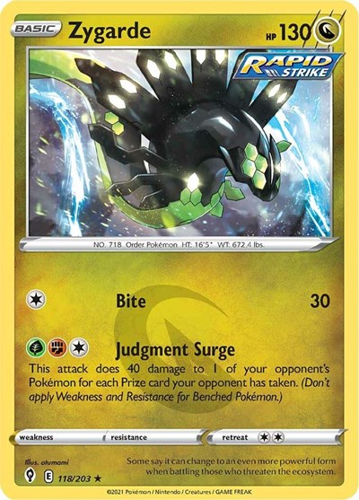 Zygarde #118 Evolving Skies