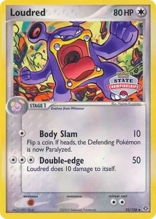 Loudred 35/106 #35 League & Championship Cards