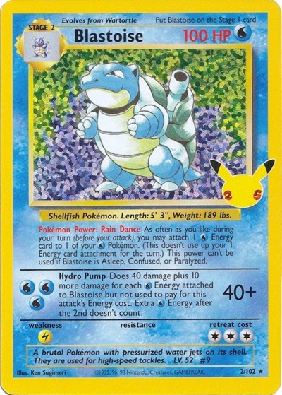 Blastoise #2 Celebrations: Classic Collection