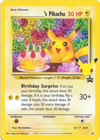 ______'s Pikachu #24 Celebrations: Classic Collection