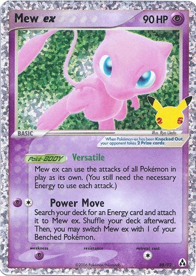 Mew ex #88 Celebrations: Classic Collection
