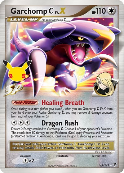 Garchomp C LV.X #145 Celebrations: Classic Collection