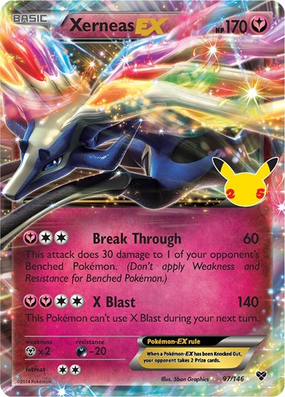 Xerneas EX #97 Celebrations: Classic Collection