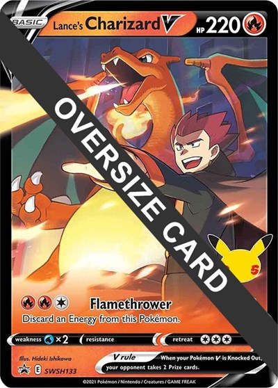 Lance's Charizard V #SWSH133 Jumbo Cards