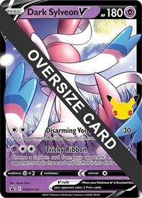 Dark Sylveon V Jumbo Cards #SWSH134