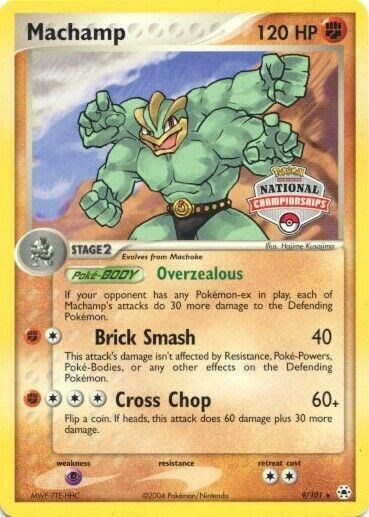 Machamp #9 League & Championship Cards