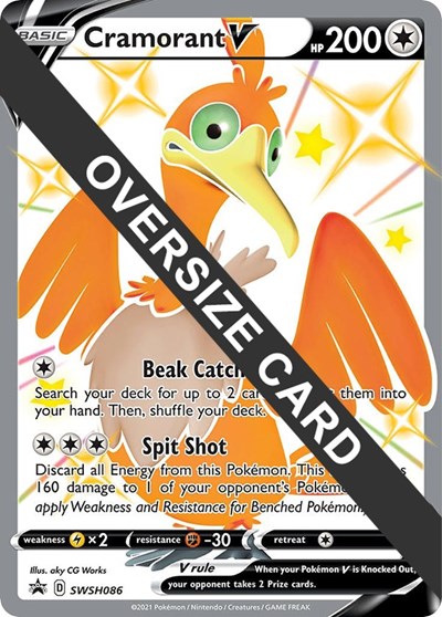Cramorant V #SWSH086 Jumbo Cards