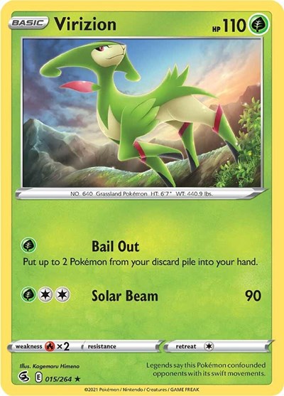 Virizion #15 Fusion Strike
