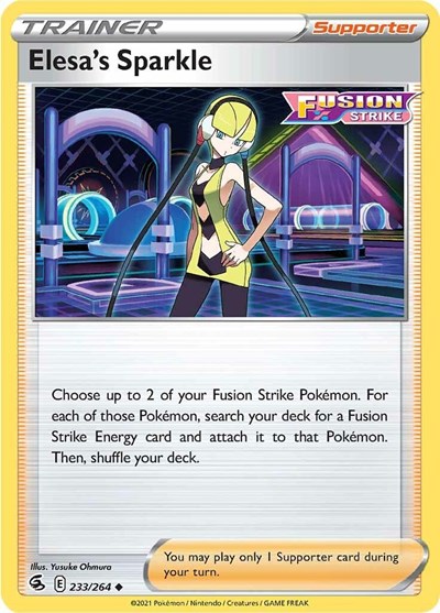 Elesa's Sparkle #233 Fusion Strike