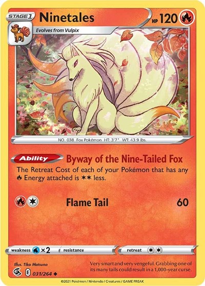 Ninetales #31 Fusion Strike