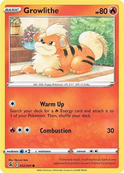 Growlithe #32 Fusion Strike