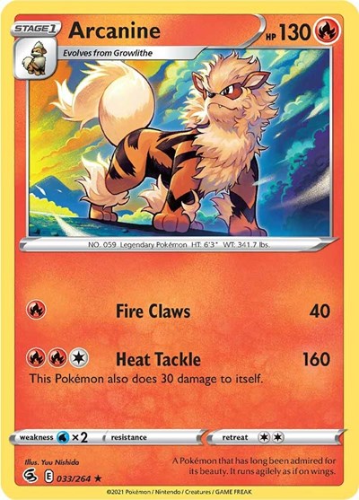 Arcanine #33 Fusion Strike