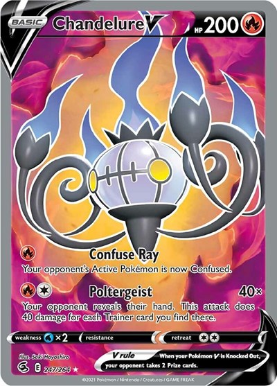 Chandelure V #247 Fusion Strike