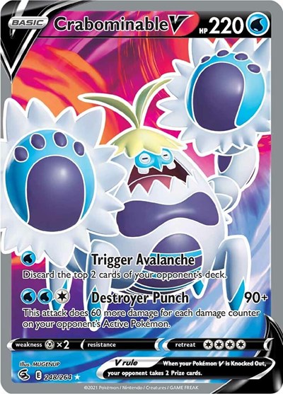 Crabominable V #248 Fusion Strike