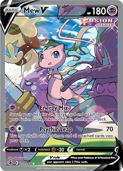 Mew V #251 Fusion Strike