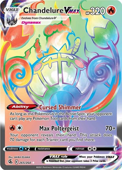 Chandelure VMAX #265 Fusion Strike