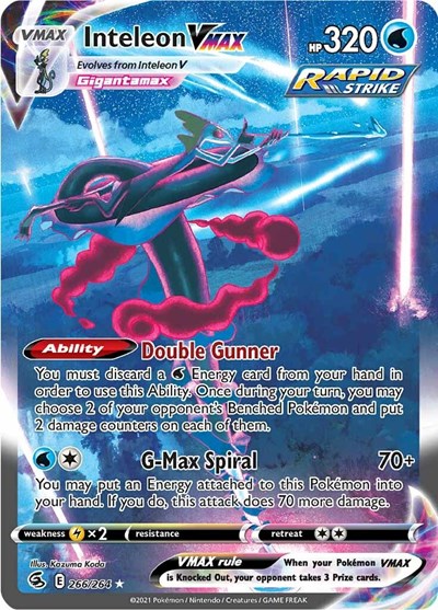 Inteleon VMAX #266 Fusion Strike