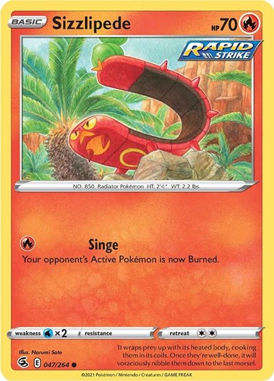 Sizzlipede #47 Fusion Strike