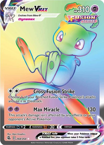 Mew VMAX #268 Fusion Strike