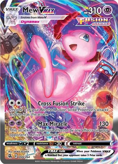 Mew VMAX #269 Fusion Strike